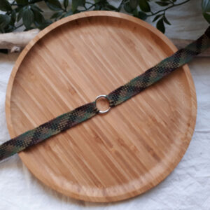 Collar met Schotse ruit 1,8 cm